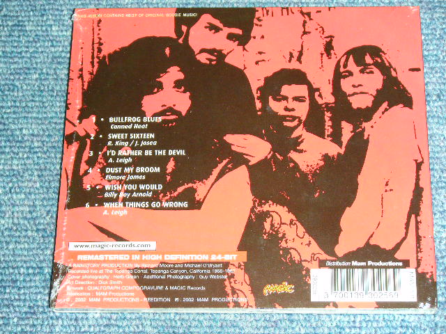 画像: CANNED HEAT - LIVE AT TOPPANGA CORRAL  /  2002 FRANCE  Brand New SEALED CD 