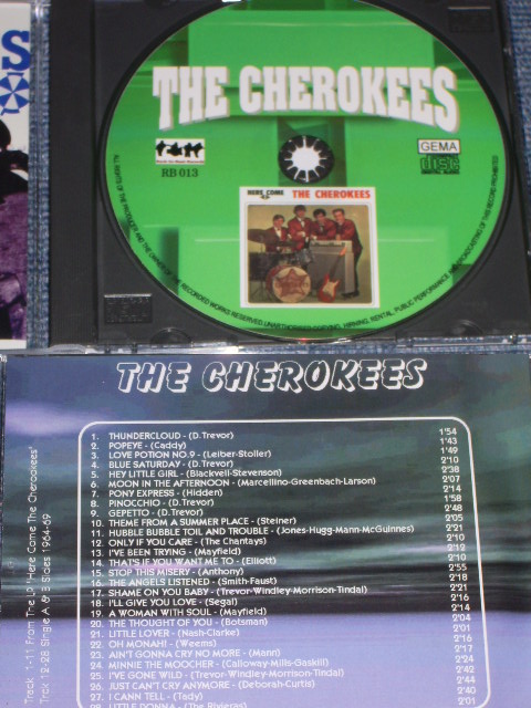 画像: THE CHEROKEES - HERE COME / BRAND NEW  CD-R