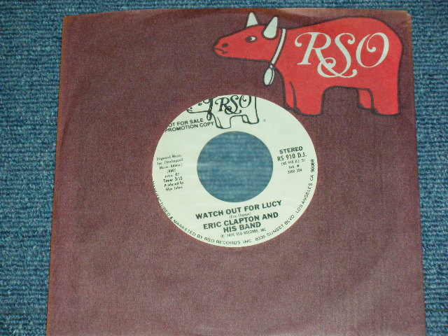 画像: ERIC CLAPTON - WATCH OUT FOR LUCY ( Promo Only Same Flip MONO/STEREO ) / 1978 US ORIGINAL PROMO Only 7"Single