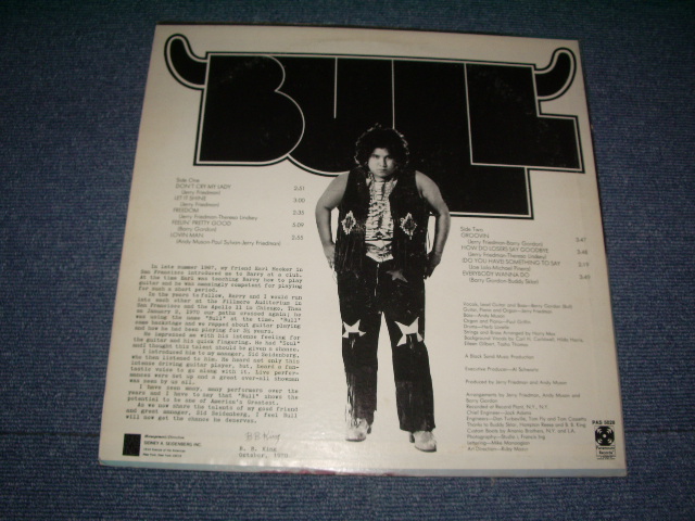 画像: BULL - THIS IS BULL ( FUZZ PSYCHE)  / 1970 US ORIGINAL LP 