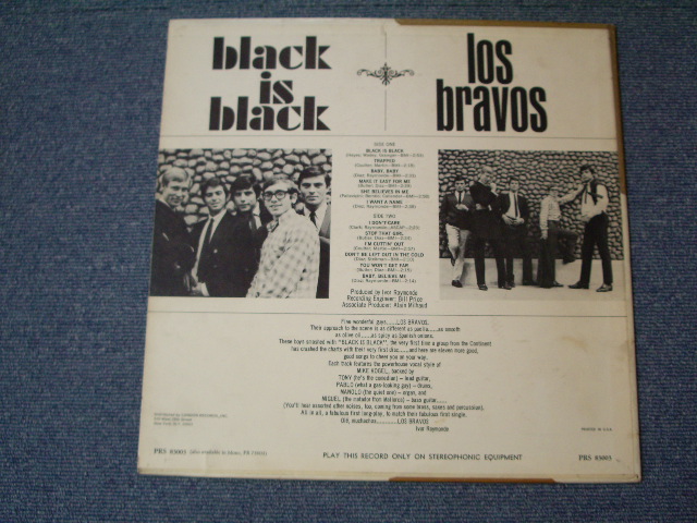 画像: LOS BRAVOS - BLACK IS BLACK / 1966 US Original Stereo Sealed  LP  