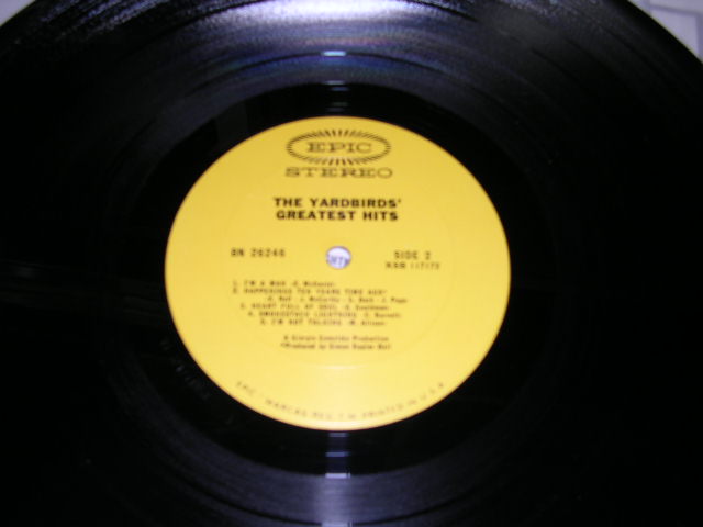 画像: THE YARDBIRDS - GREATEST HITS (1A/1A : MINT/MINT ) / 1966 US ORIGINAL STEREO LP With Shrink Wrap 