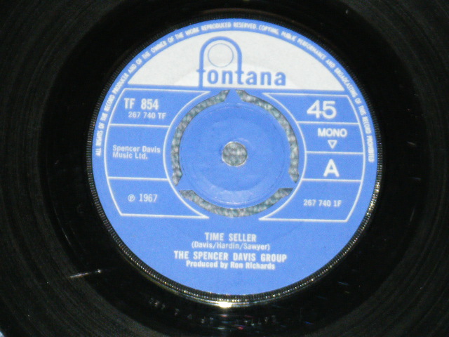 画像: SPENCER DAVIS GROUP - TIME SELLER / 1967  UK ORIGINAL 7"Single