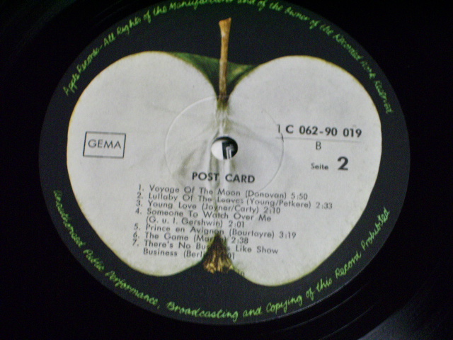 画像: MARY HOPKIN  1968 WEST GERMANY ORIGINAL LP POST CARD