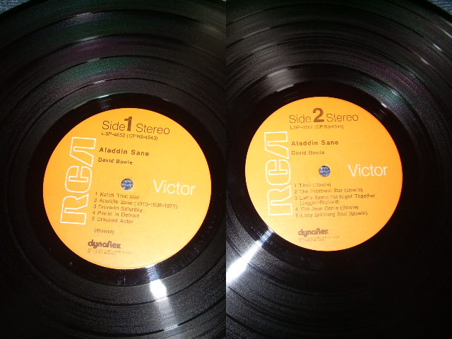 画像: DAVID BOWIE - ALADDIN SANE With PIN-UP  / 1973 US ORIGINAL LP 