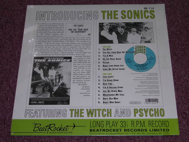 画像: SONICS, THE - INTRODUCING / US REISSUE 180g LP 