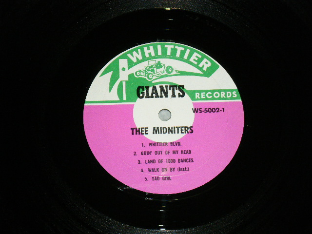 画像: THEE MIDNITERS - GIANTS / 1967 US ORIGINAL Stereo LP