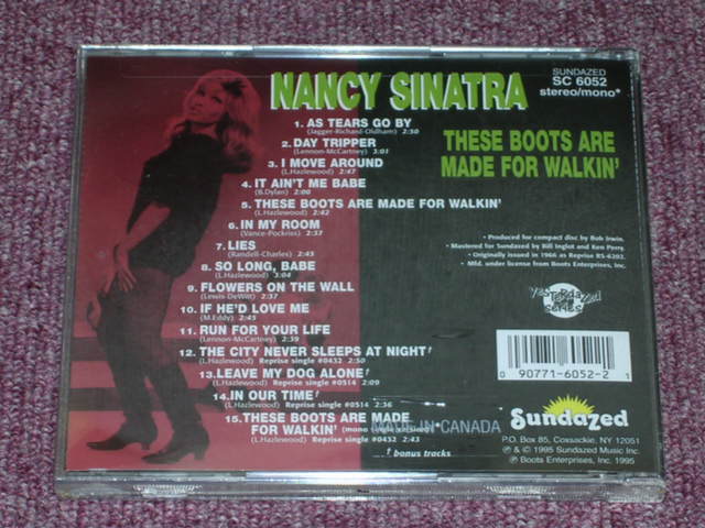 画像: NANCY SINATRA - BOOTS / US SEALED NEW CD