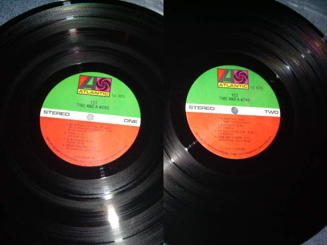 画像: YES - TIME AND A WORD ("1841" CREDIT LABEL / Matrix # D & A.) / 1970 US ORIGINAL "1841" Credit LABEL LP 