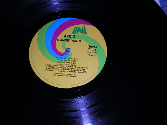 画像: FLAMING YOUTH ( W/PHIL COLLINS) - ARK 2  / 1969 US ORIGINAL LP 
