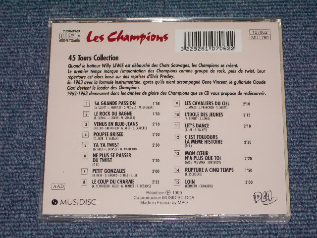 画像: LES CHAMPIONS - 45 TOUR COLLECTION / 1990 FRANCE ORIGINAL BRAND NEW   CD