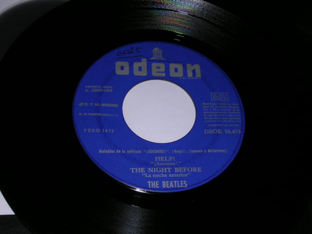 画像: THE BEATLES - HELP!  SOCORRO!   / 1960s SPAIN ORIGINAL 7"EP With PICTUER SLEEVE
