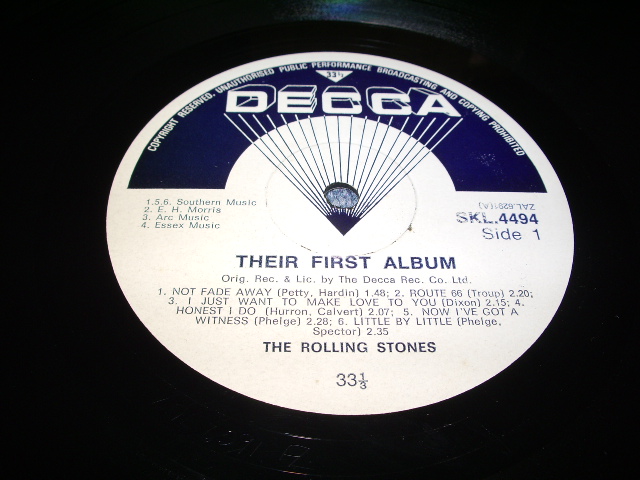 画像: ROLLING STONES - THEIR FIRST ALBUM / SPAIN LP STEREO 