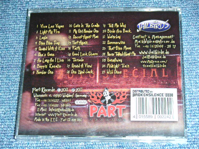 画像: THE JAILBIRDS - SPECIAL / 15 YEARS OF ROCK 'N' ROLL / 2011 GERMAN ORIGINAL BRAND NEW CD 