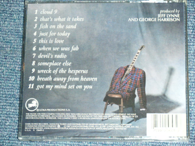 画像: GEORGE HARRISON of THE BEATLES - CLOUD NINE ( Promo Only? PICTURE DISC )  / 1987 US ORIGINAL Brand NEW CD 