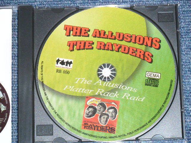 画像: THE ALLUSIONS and RAYDERS  - THE ALLUSIONS and RAYDERS ( 2ARTISTS ON ONE CD ) / GERMAN Brand New CD-R  Special Order Only Our Store