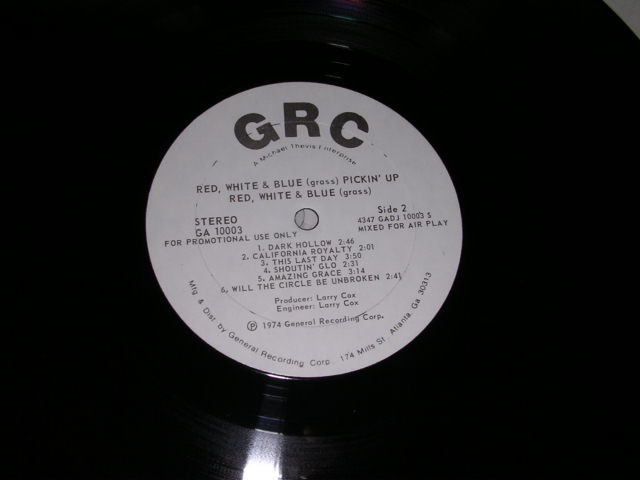 画像: RED WHITE & BLUE&GRASS) - PICKIN' UP! / 1974 US ORIGINAL LP 