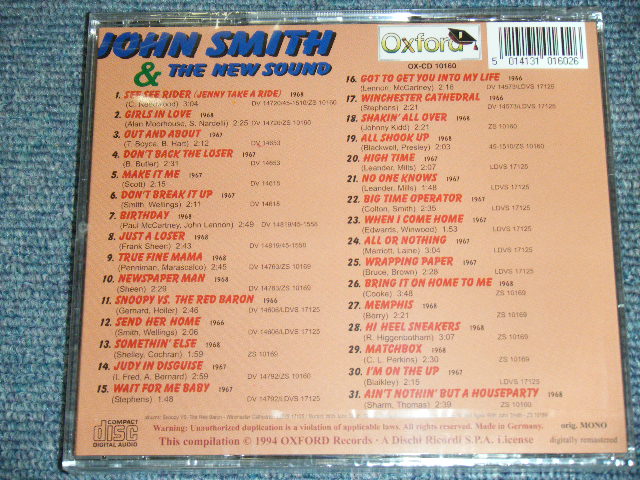 画像: JOHN SMITH AND THE NEW SOUND - THE BEST / 1994 GERMAN ORIGINAL Brand New Sealed CD 