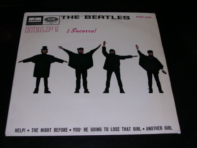 画像1: THE BEATLES - HELP!  SOCORRO!   / 1960s SPAIN ORIGINAL 7"EP With PICTUER SLEEVE