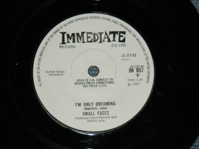 画像: SMALL FACES - ITCHYCOO PARK / 1967 UK ORIGINAL 7" Single 
