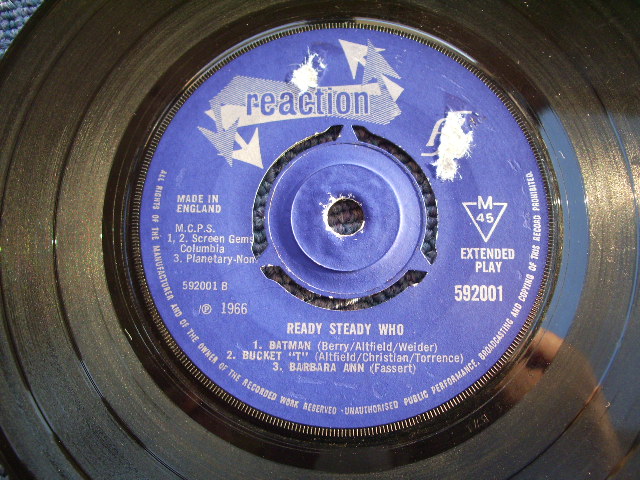 画像: THE WHO - READY STEADY WHO  / 1966 UK ORIGINAL 7"EP W/PS