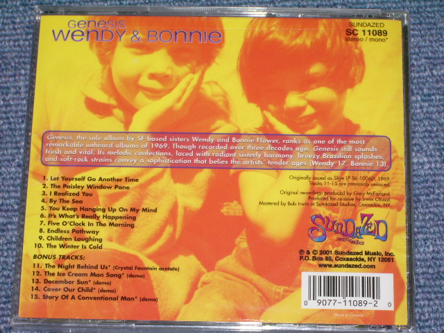 画像: WENDY & BONNIE - GRNRSIS  / 2001 US Brand New SEALED CD OUT-OF-PRINT now