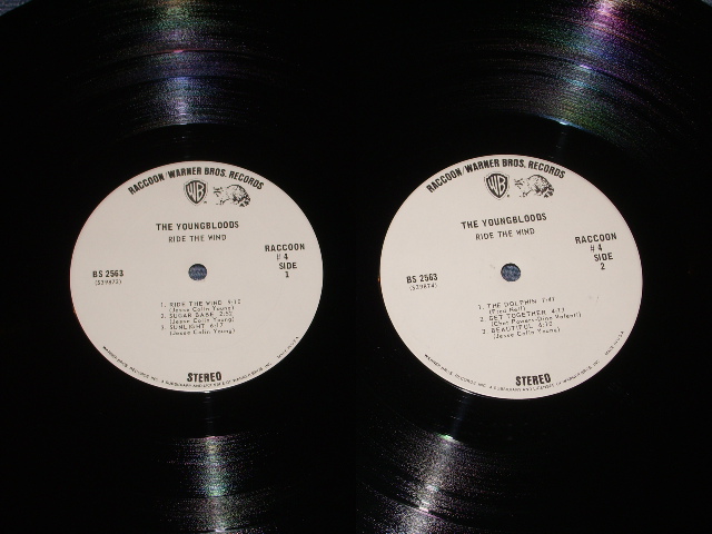 画像: YOUNGBLOODS - RIDE THE WINDRIDE / 1971 US ORIGINAL White Label Promo LP 
