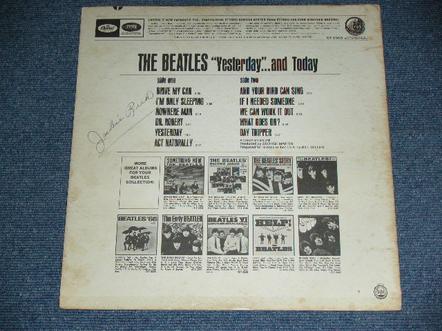 画像: THE BEATLES - YESTERDAY And TODAY (BUTCHER Cover : SECOND STATE PEELED) / 1966 US AMERICA ORIGINAL STEREO Used LP