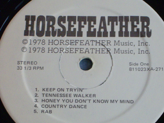 画像: HORSEFEATHER - HORSEFEATHER / 1978 US ORIGINAL LP 