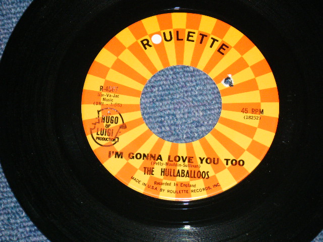 画像: THE HULLABALLOOS - I'M GONNA LOVE YOU TOO / 1964 US ORIGINAL 7" Single With PICTURE SLEEVE  