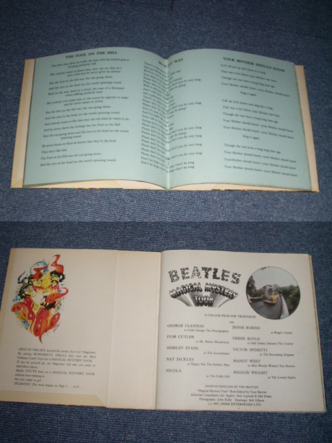 画像: THE BEATLES - MAGICAL MYSTERY TOUR ( Ex+++/Ex++ ) / 1967 UK ORIGINAL MONO 7"EP With PICTURE SLEEVE and BLUE LYRIC SHEET 