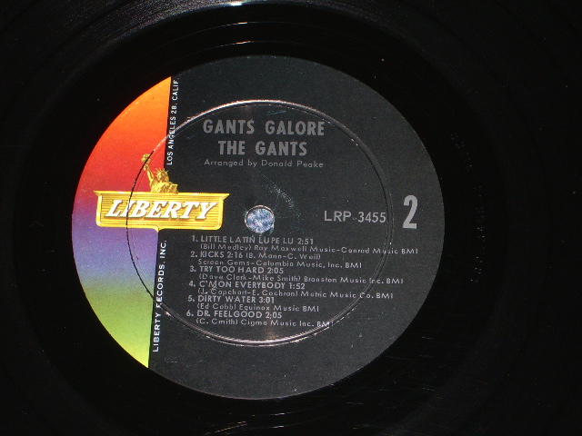 画像: THE GANTS - GANTS GALORE  / 1966 US ORIGINAL MONO LP 