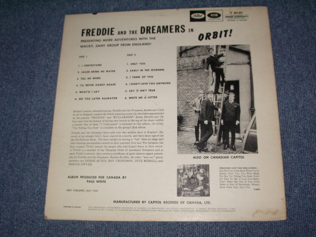 画像: FREDDIE AND THE DREAMERS - IN ORBIT!  /1965 CANADA ORIGINAL LP  