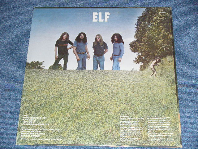 画像: ELF ( Produced by ROGER GLOVER and IAN PAICE of DEEP PURPLE ) -ELF / 1973 US ORIGAINL 2nd Press ORANGE Label LP 