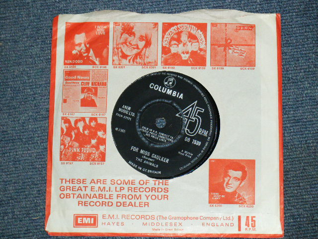画像: THE ANIMALS - BRING IT ON HOME TO ME / 1965 UK ORIGINAL 7"Single