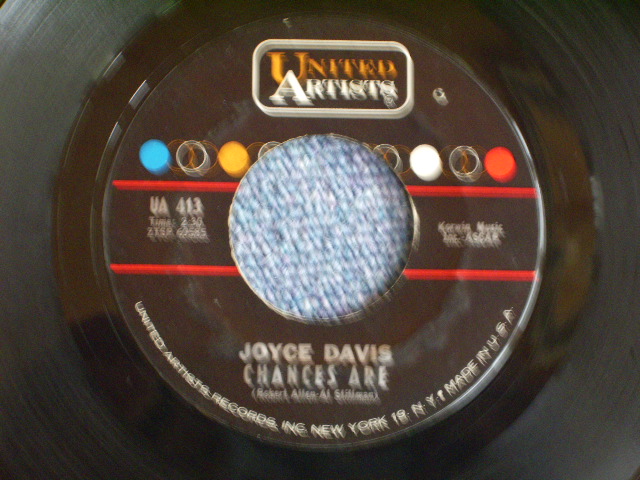 画像: JOYCE DAVIS - MEAN TO ME  / 1960s US ORIGINAL 7"SINGLE