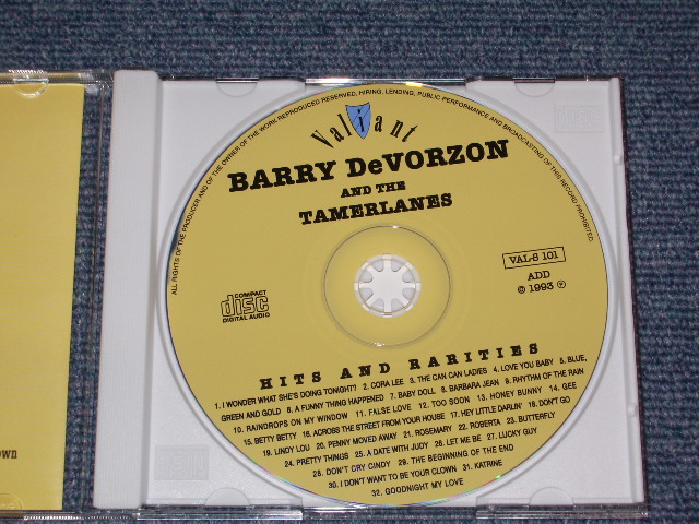 画像: BARRY DeVORZON and THE TAMERLANES - HITS AND RARITIES / 1993CANADA BRANDE NEW CD out-of-print now 