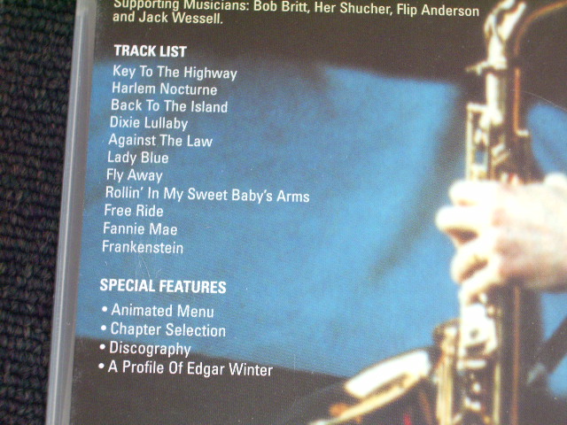 画像: EDGAR WINTER feat. LEON RUSSELL - LIVE ON STAGE  / 2002 EUROPE Brand New Sealed DVD   PAL SYSTEM  