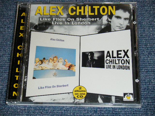 画像1: ALEX CHILTON  ( Ex: BOX TOPS ) - LIKE FLIES ON SHERBERT + LIVE IN LONDON ( 2 in 1 ) / 1997 UK ORIGINAL BRAND NEW  CD