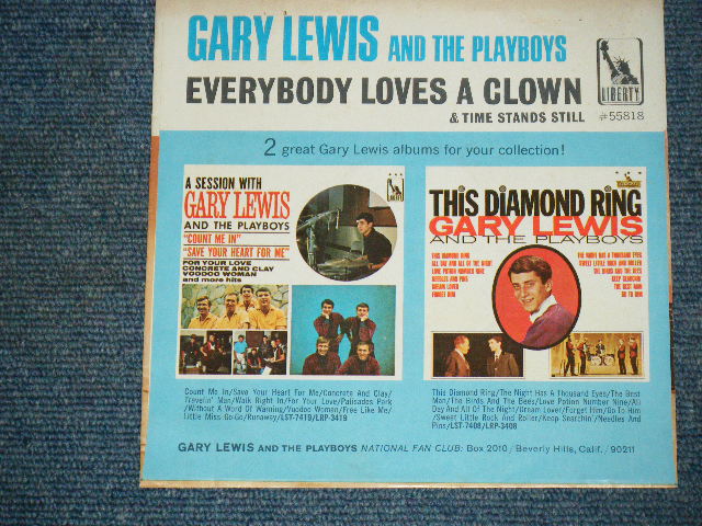 画像: GARY LEWIS & THE PLAYBOYS - EVERYBODY LOVES A CLOWN ( Ex+/Ex+++ ) /1965  US ORIGINAL 7"SINGLE + PICTURE SLEEVE 