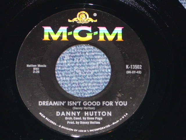 画像: DANNY HUTTON ( Later Of THREE DOG NIGHT ) - FUNNY HOW LOVE CAN BE  /   1966 US ORIGINAL 7"SINGLE  