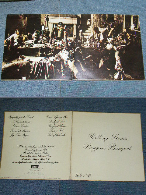 画像:  THE ROLLING STONES - BEGGARS BANQUET ( MATRIX # 3K/2K : Ex++/Ex+++) / 1968 UK ORIGINAL STEREO LP 