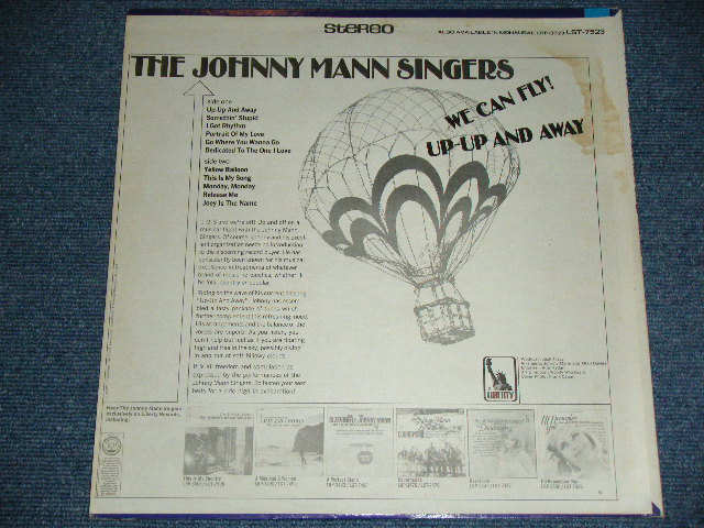画像: JOHNNY MANN SINGERS - WE CAN FLY! UP-UP AND AWAY / 1968  US ORIGINAL STEREO Used LP