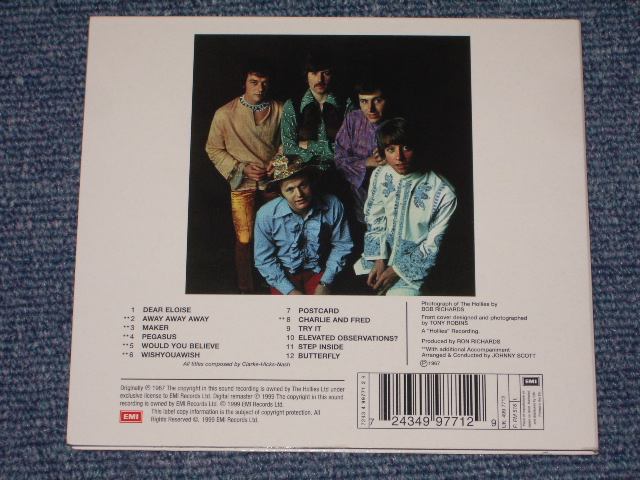 画像: THE HOLLIES - BUTTERFLY  ( 2in1 / MONO & STEREO ) / 1999  EU   Brand New Digi-Pack CD