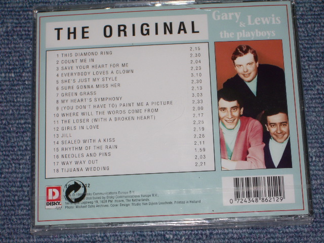 画像: GARY LEWIS and THE PLAYBOYS - THE ORIGINAL  / 1998 HOLLAND Brand New Sealed CD 