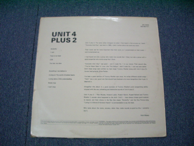 画像: UNIT 4 PLUS 2 - UNIT 4 PLUS 2  / 1969 UK ORIGINAL STEREO  LP 