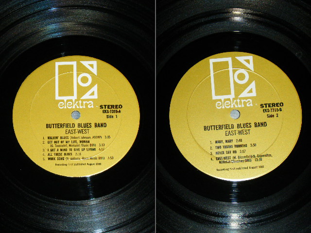 画像: BUTTERFIELD BLUES BAND - EAST WEST /1966 US ORIGINAL "GOLD Label" Label STEREO LP