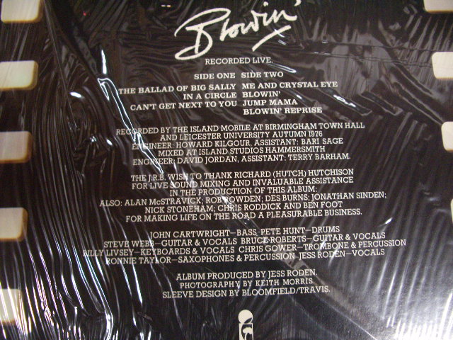 画像: JESS RODEN BAND - BLOWNIN'  /  1976 US ORIGINAL SEALED LP