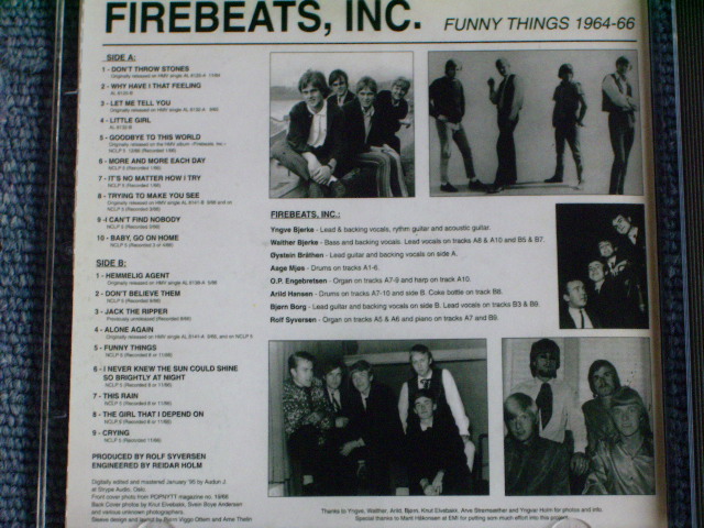 画像: FIREBEATS,INC - FUNNY THINGS 64-66 /2001 Brand New  CD-R 