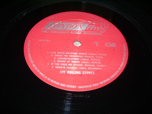 画像: THE ROLLING STONES - 12 x 5 ( UK EXPORT LONDON With ffrr on TOP Label  : Matrix Number : A) 2A/B) 2A : Ex+/Ex+++  ) / 1964 US ORIGINAL (IMPORT  From UK RECORD ) Used LP  